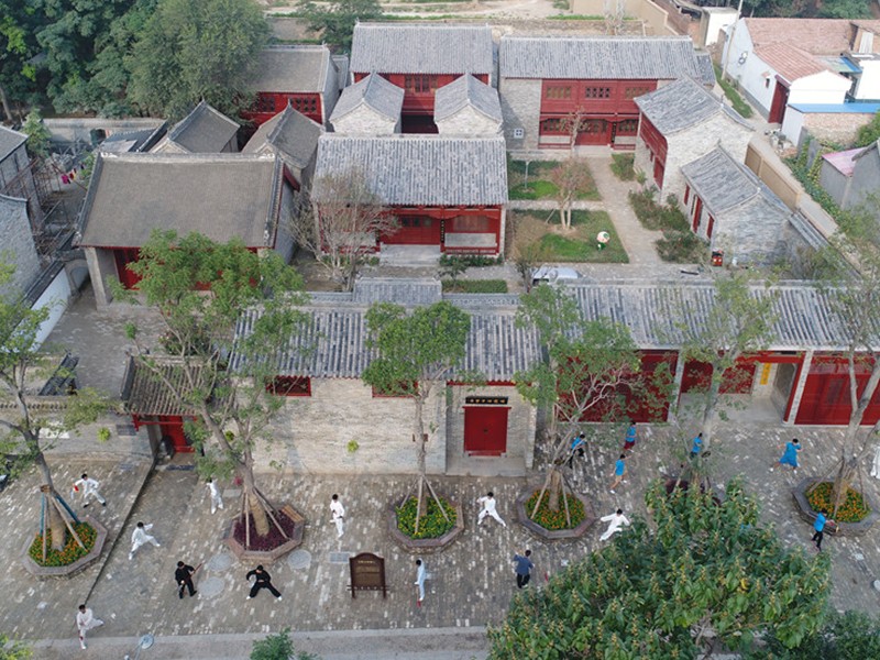 杨露禅学拳处鸟瞰